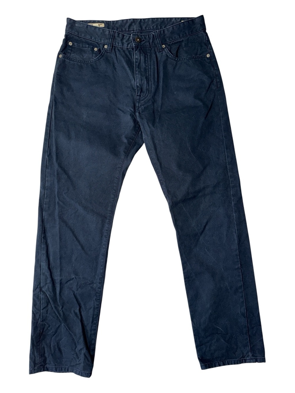 Oobe brand mens 33x30 straight leg 100% cotton 5-pocket canvas pants EUC